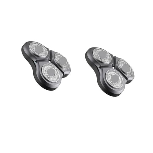 YSVQHHDV Compatible for Xiaomi ，Compatible for Mijia,S500 S500C S300,Electric Shaver Razor Head Dry Wet Shaving Machine Beard Trimmer Replacement Shaver Blade，Replace The Shaver Head(2 PCS)