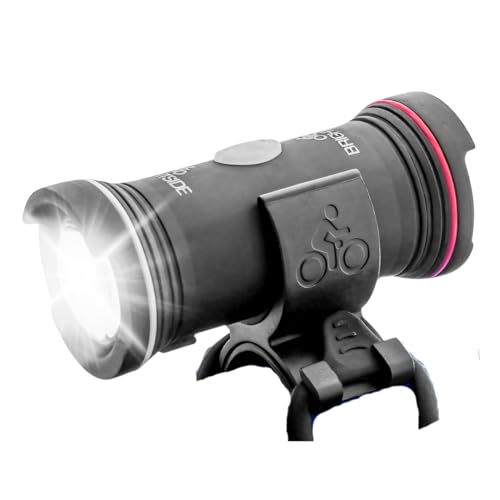 Brightside Front and Rear 3 in 1, Multi Function Be Seen Light for Bike Helmets. 43 Hour Runtime. Fits Most Helmets. Bright and Lightweight. Waterproof and Rechargeable Helmet Light.