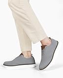 KESCOO Men's Casual Dress Shoes Comfortable Oxfords Fashion Business Footwear Mesh Walking Sneakers, Grey 10