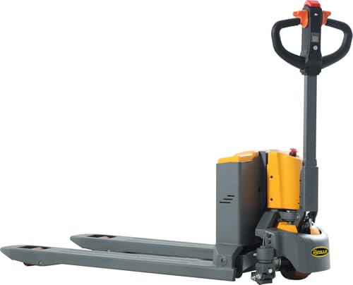 Apollo Full Electric Pallet Truck Lithium Power Pallet Jack Truck 3300 lbs Capacity 48" L x 27" W Forks for Material Handling, Strong Torque for Climbing, Suitable for Warehouse, Supermarket, A-1037