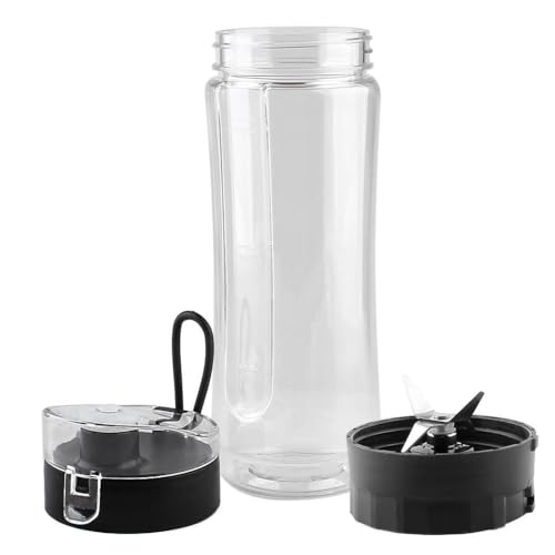 Veterger Replacement Parts 20oz Sports Bottle with Spill-Proof Lid and Blade,Compatible with Oster MyBlend Plus Personal Blender