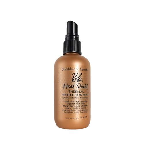 Bumble and bumble. Heat Shield Thermal Protection Hair Mist | Anti Frizz, Damage Repair, Heat Protection, Color Safe | Curly, Wavy, Straight, 4.2 Fl Oz