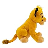 Disney Store Official Simba Medium Soft Toy for Kids, Cuddly Character with Fuzzy Texture and Embroidered Details, Furry Mane and Tail Tuft, Disney Plushy Suitable for All Ages.