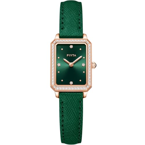 FIYTA Dainty Women's Wrist Watch: Zircon-Encrusted Stainless Steel Case, Wrapped by Stylish Gift Box, Elegant Present for Ladies and Loved Ones