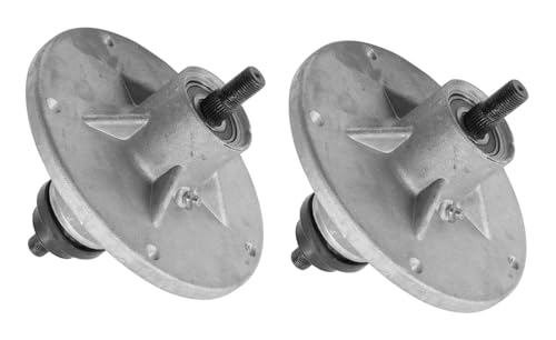 Technology Parts Store 2PK Spindle Assembly with Shaft 1001200, 1001046 Compatible with Simplicity Mowers with 38", 40", 42" and 46" Decks