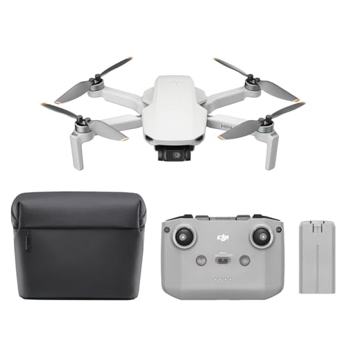 DJI Mini 4K Camera Drone Combo, Drone with 4K UHD Camera for Adults, Under 249 g, 3-Axis Gimbal Stabilization, 10km Video Transmission, Auto Return, 2 Batteries for 62-Min Max Flight Time, QuickShots