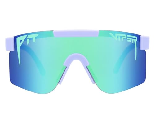 Pit Viper The Original Moontower Narrow Sunglasses with Polarized Blue-Green Lens