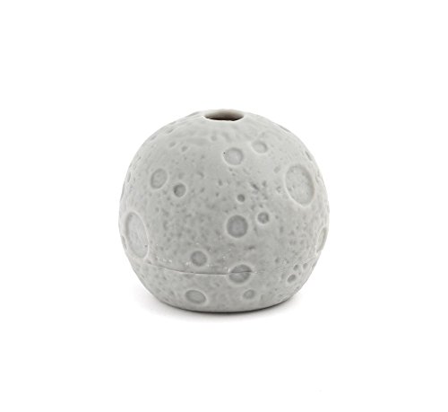 Kikkerland Moon Ice Ball Mold, Gray