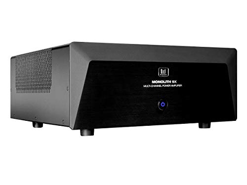 Monolith Multi-Channel Home Theater Power Amplifier - Class AB, with 9 Channels (3x200 Watts + 6x100 Watts) Into 8 Ohms, XLR and RCA Inputs