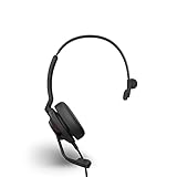 Jabra Evolve2 30 MS Wired Headset, USB-C, Mono, Black – Lightweight, Portable Telephone Headset with 2 Built-in Microphones – Work Headset with Superior Audio and Reliable Comfort