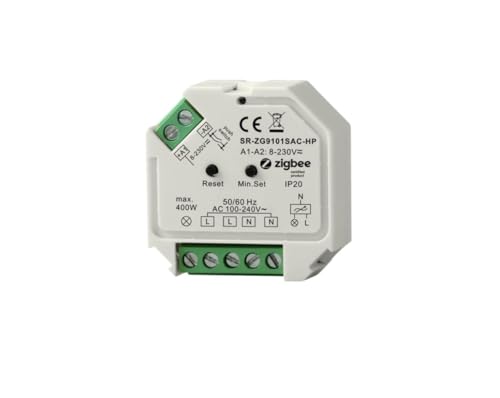 ENVO ZigBee AC Phase Dimmer, ZigBee 3.0 Protocol, Support Touchlink, can be Controlled by Remote