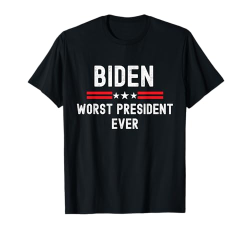 Worst President Ever Anti Biden Not My President Impeach Joe T-Shirt