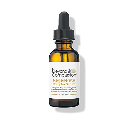 Beyond Complexion Regenerate Complex Serum - Topical Painless Alternative to Collagen Fillers Fortified with Glycosaminoglycans to Protect form Pollution UV Rays and Aging
