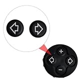 Copgge 3 Spoke Steering Wheel Multifunction Switch Volume Control Button Cover For Mini Cooper R55 R56 R57 R58 R59 R60 R61 2007 2008 2009 2010 2011 2012 2013 2014 2015 (Volume Key Cover Left Side)