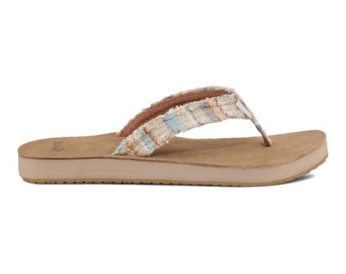 Sanuk Fraidy Cat - Women Sandals, Sand Multi, 5