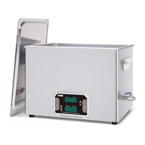 DK SONIC Ultrasonic Cleaner,37L Professional Sonic Cleaner with Cleaning Basket.Touch Control Ultrasonic Parts Cleaner for Cleaning Gun,Carburetor Parts,Oil Filter,Chain,Gear.(110V,9.8Gal)