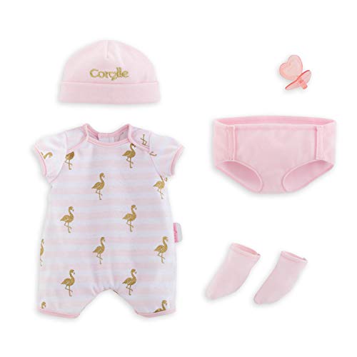 Corolle - Layette Set - 6 Piece Clothing and Accessory Set for Mon Grand Poupon 14" Baby Dolls
