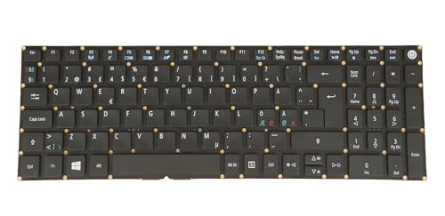 AZUBAYCOM Laptop Keyboard for Acer Aspire V3-574, V3-574G, V3-574TG, V3-575, V3-575G, V3-575T, V3-575TG, V5-591G, VN7-572, VN7-572G, VN7-572TG, VN7-592G, VN7-792G (Scandinavian Nordic ÆØÅ Layout)