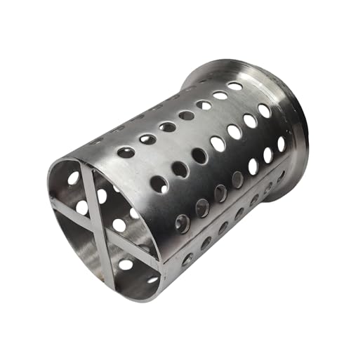 Stainless Steel Perforated Casting Flask 5" x 8" - Jewelry Making Vacuum Casting Tool