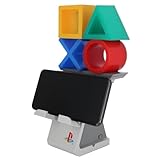 Exquisite Gaming: PlayStation Heritage - Light Up Ikon LED Mobile Phone & Gaming Controller Holder - Charging Ports, Cable Guys, Sony Licensed Figure