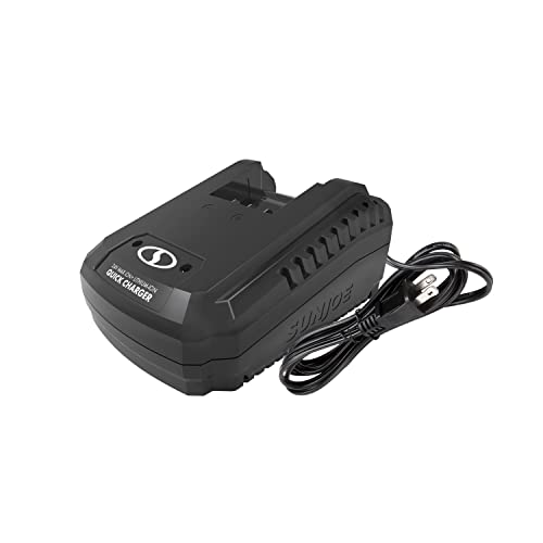 Snow Joe IONMAX Dual-Port Quick Charger for 24-Volt Lithium-Ion Batteries, Universal Battery Management System, Compatible with Sun Joe and Auto Joe Devices
