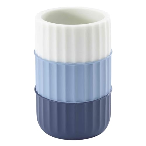 IZOD Bathroom Accessories Clubhouse Collection, Tumbler, Blue