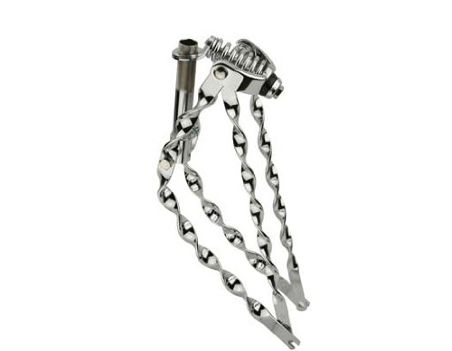 Lowrider 20" Classic Flat Twisted Spring Fork 1" Chrome. Bike Fork, Bicycle Fork, Bike Fork Bicycle Fork