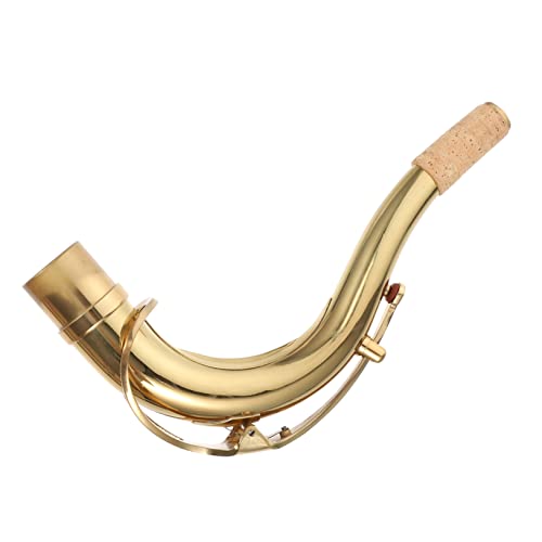 Toddmomy 1Pc Creative Saxophone Curved Neck Elbow for Flat Alto Saxophone Durable Replacement Accessory for Enhanced Sound Quality and Performance