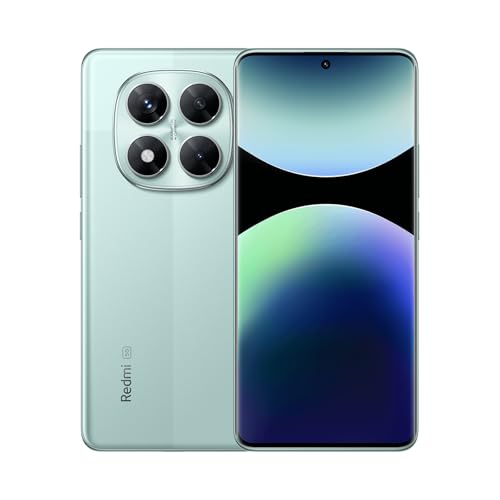 Xiaomi Redmi Note 14 Pro 5G + 4G LTE (for Tmobile Mint Tello & Global) (512GB + 12GB) NFC 6.67" 120Hz 200MP Pro AI Camera Model 24090RA29G Unlocked Dual Sim (Coral Green)