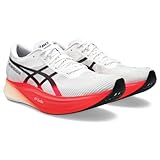 ASICS Unisex METASPEED Edge+ Running Shoe, 10, White/Black