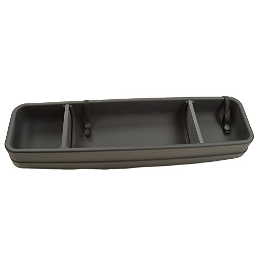 Husky Liners Gearbox - Under Seat Storage Box | 2009-2014 Ford F-150 SuperCrew w/o Subwoofer Under Rear Seat - Black, 1 Pc. | 09241