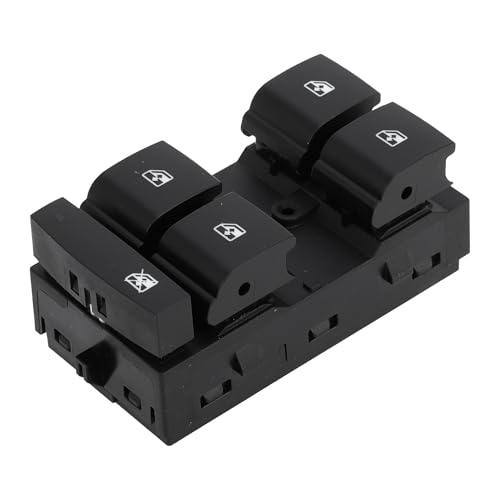 A ABSOPRO Power Window Switch No.13408454 Window Control Switch for Chevrolet Cruze 2016-2018 Black