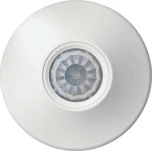 Sensor Switch Ceiling Motion Sensor, Contractor Select PIR Passive Infrared Ceiling Mount Occupancy Sensor, Standard Range, White (CM9)