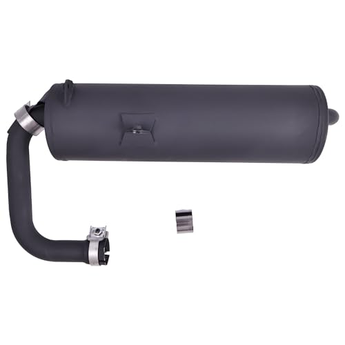 AIVWUMOT Muffler 5UG-E4710-01-00 Compatible with Yamaha Rhino 660 YXR660FA 2004-2007 5UG-E4710-00-00