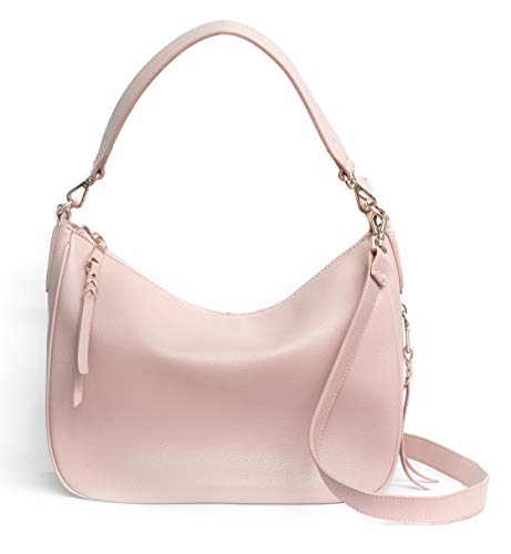 Meliae Camera Bag for Women, DSLR Mirrorless Camera Purse, Leather Shoulder Crossbody Hobo Travel Tote for Photographers (Pink)