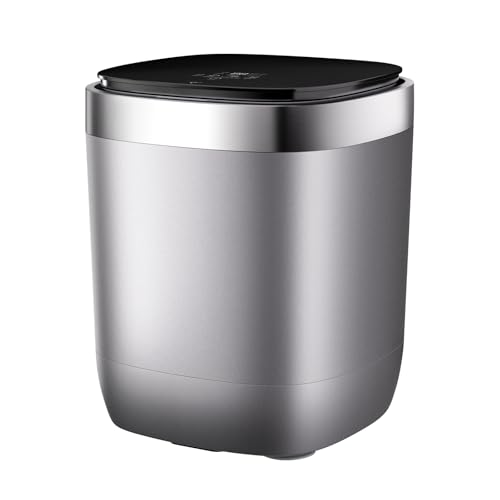 AHERO Portable Mini Washing Machine with Automatic Wash, Spin Dry, Hot Air Dry, and Ozone Deep Clean - 7L Capacity, 110V