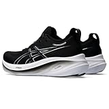 ASICS Women's Gel-Nimbus 26 Running Shoes, 8, Black/Graphite Grey