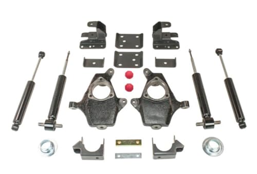 MaxTrac K331336S Lowering Kit 3/5 in. Front Drop 4/6 in. Rear Drop Incl. Lowering Spindles Front Adjustable Lowering Struts Rear Adjustable Flip Kit MaxTrac Shocks Lowering Kit