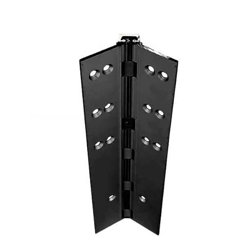 Anodize Aluminum Continuous Hinge - Heavy Duty - Full Mortise - Great for Door Improvement - Piano Hinge - Residential/Commercial. (Black, 83 inch)