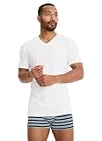 Jockey Men's Undershirt Cotton Stretch V-Neck Undershirt - 6 Pack, Diamond White, L