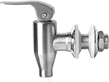 DOZYANT Beverage Dispenser Push Style Spigot,Stainless Steel Polished Finished, Water Dispenser Replacement Faucet, fits Berkey and Gravity Filter systems