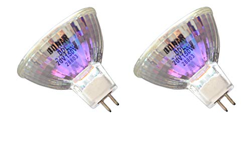 2pcs DDL 20V 150W Replacement Bulb Compatible with Canon MICROFILM Scanner MS300, MS300 II, MS400 MS500 MH7-3035 MS350 MS800 Micrographics Halogen Lamp FP 400 – OHMEDA 6 BILIBLANKET