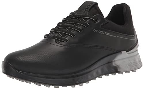 ECCO Men's S-THREE GORE-TEX WATERPROOF, BLACK/CONCRETE/BLACK, 10-10.5