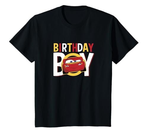 Disney Pixar Cars Birthday Boy Lightning McQueen Youth T-Shirt