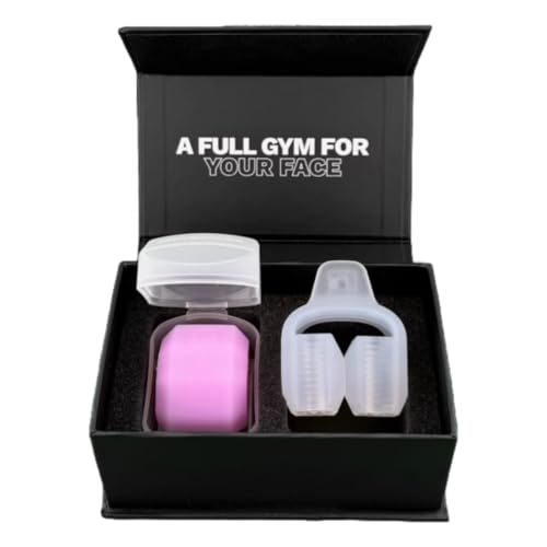 Jawzrsize Ultimate Jaw Workout - JawzrPro Jaw Exerciser for Women, Double Chin Reducer, Face Toner Jawline Sculptor for Women, Jaw Shaper and Neck Exerciser. (Pro Ladies 2)