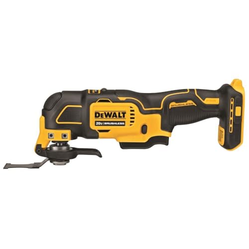 DEWALT ATOMIC 20V MAX* Oscillating Tool, Cordless, Oscillating, Tool only (DCS354B)