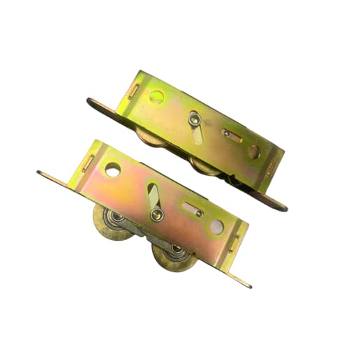 OEJHRCN Sliding Patio Door Tandem Roller Assembly,1-1/4 Inch Steel Ball Wheel Bearing, Sliding Door Wheel Replacement, 2 Pack
