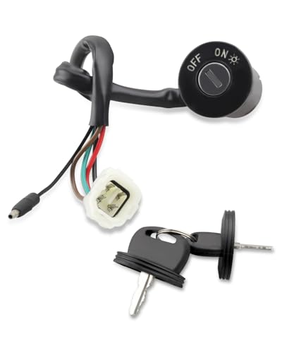 Ignition Switch Ignition Key Switch Lock Suit Fit for Kymco ATV MXU 50, 150 LB30AA, 150 2009 2010 Replace 35010-LCA4-90A 35010-LCA4-9V0 3305-756