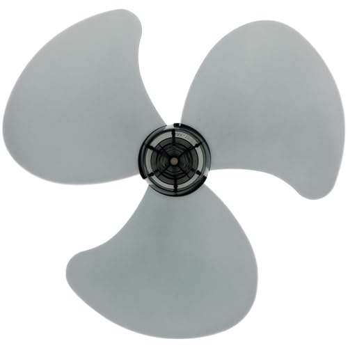 DOITOOL Universal Plastic 3 Leaves Fan Blade Set 16 Inch Replacement Fan Blades with Nut Cover Electric Fan Leaves for Table Standing Pedestal Fan