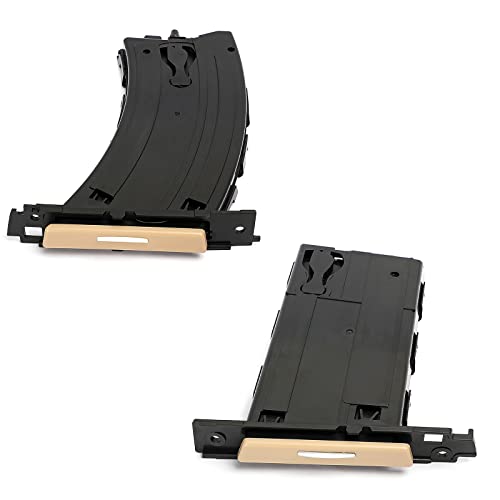 Pair Retractable Cup Holder Left&Right Side Compatible with BMW 3 Series E90 E91 E92 E93 323i 325i 325xi 328i 328xi 330i 330xi 335d 335i 335is 335xi M3 2006-2013 Replaces 51459173467 51459173473 Beige